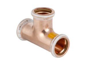 Geberit Mapress persfitting koper gas T-stuk 42 Geberit Mapress T-stuk