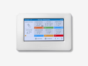 Honeywell Home Evohome Wifi bedieningseenheid met kleuren touchscreen en Wifi class: VIII Thermostaten