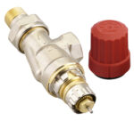 Danfoss RA-N radiatorkraan horizontaal haaks 1/2 kraanhuizen met instelbare Kv-waarde conisch staartstuk Kranen 1/2