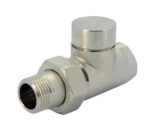 intro regelbare radiatorkoppeling recht 1/2″ -aansluiting 1/2″F Kranen 1/2