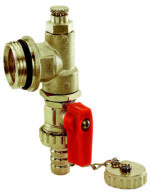 Tubipex t-stuk met ontluchter en aftapkraan D 3/4″ Tubipex ontluchters