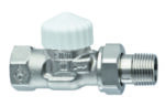 Heimeier V-Exact II thermostatisch kraanlichaam met traploze precisie-voorinstelling recht 3/4″ aansluiting 3/4″F Kranen 3/4
