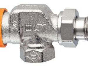 Heimeier Eclipse thermostatisch kraanlichaam met automatische debietregeling haaks verkeerd 1/2″ aansluiting 1/2″F Kranen 1/2