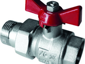 Tubipex rechte bolkraan D 4/4″F 4/4″M Tubipex Bolkraan