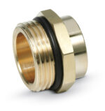 Tubipex nippel D 4/4M 3/4″F met O-ring Tubipex nippels