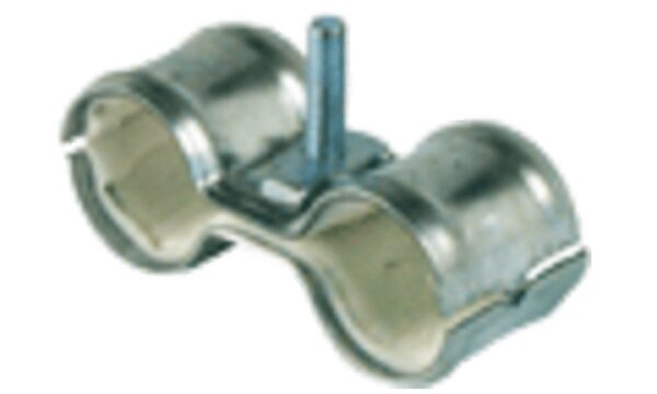 Rofix dubbele buisbeugel geïsoleerd D15 (42 mm) Dubbel beugels geïsoleerd