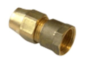 klemfitting G rechte koppeling messing 1/2″F x 12 mm Gas rechte koppelingen