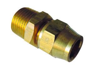 klemfitting G rechte koppeling messing 1/2″M x 12 mm Gas rechte koppelingen