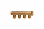 Tubipex verdeler 3/4″MF uitgang M22 4 kringen Tubipex collector Rond 3/4 uitgang M22
