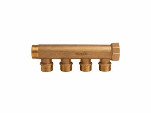 Tubipex verdeler 3/4″MF uitgang M22 4 kringen Tubipex collector Rond 3/4 uitgang M22