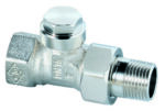 Heimeier Regulux voetventiel recht 1/2″ aansluiting 1/2″F met voorinstelling en voorzien van aftap Kranen 1/2