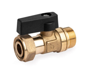 Tubipex afsluitkraantje voor verdeler met hendel D M22 M22 Tubipex afsluitkraantjes