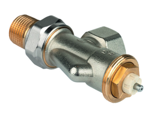 Honeywell Home V2000ASX10 thermostatisch kraanlichaam haaks verkeerd 3/8″F uit messing met instelbare Kv-waarde max. verschildruk 1 bar aansluiting M30 x 1,5 Kranen 3/8