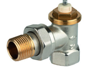 Honeywell Home V2000ESX15 thermostatisch kraanlichaam haaks 1/2″F uit messing met instelbare Kv-waarde max. verschildruk 1 bar aansluiting M30 x 1,5 Kranen 1/2