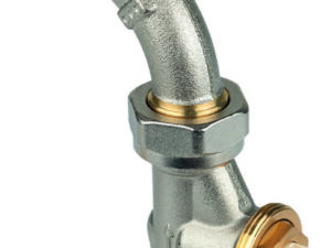 Honeywell Home V2000BSX15 thermostatisch kraanlichaam recht 1/2″F met bocht 90° uit messing met instelbare Kv-waarde max. verschildruk 1 bar aansluiting M30 x 1,5 Kranen 1/2
