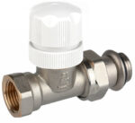 Honeywell Home VH1030DS15 thermostatiseerbare manuele radiatorkraan met instelbare Kv-waarde 1/2F recht. Kranen 1/2