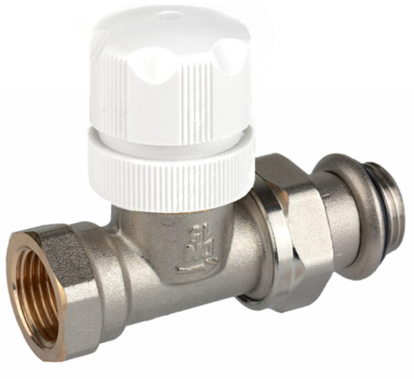 Honeywell Home VH1030DS15 thermostatiseerbare manuele radiatorkraan met instelbare Kv-waarde 1/2F recht. Kranen 1/2