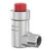 Flamco Flexvent H vlotterontluchters 1/2″ D 51 H 70 mm zonder ventielhuls vernikkeld Ontluchters