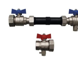 Schütz inbouwset voor warmtestroommeter voor horizontale inbouw 3/4″ Schütz Toebehoren