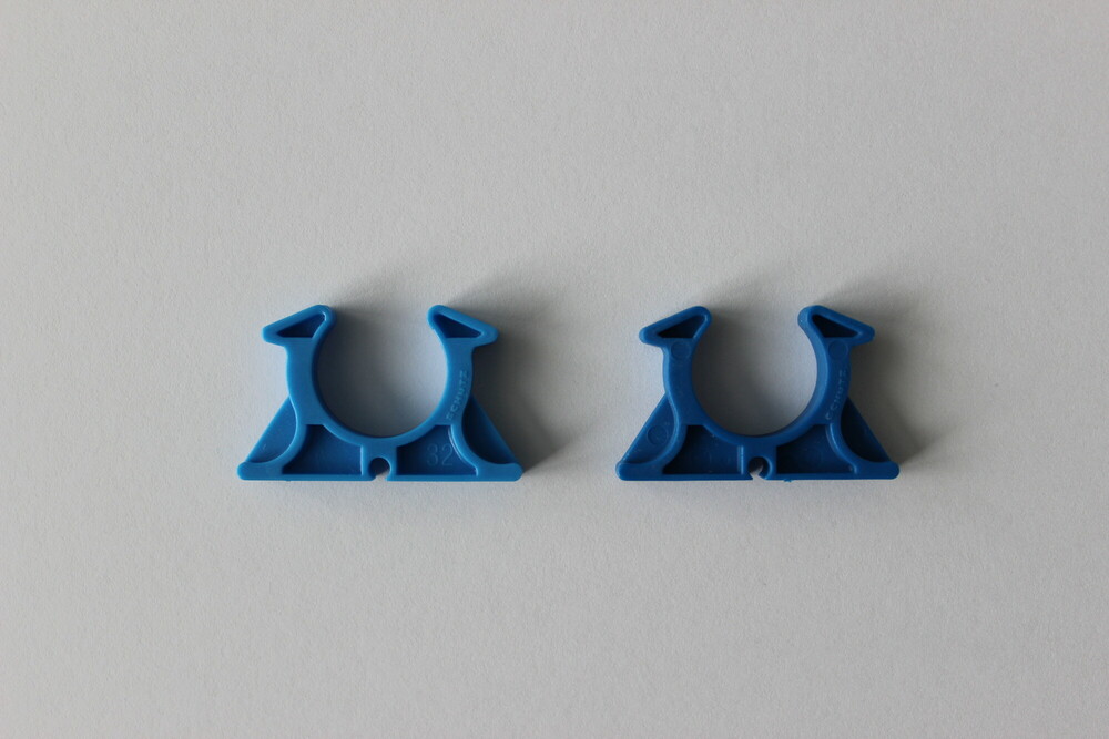 Schütz vloerverwarming draagmatten systeem buisclips voor draadstaalmat 17x2mm 500 stuks Schütz tackerplaat