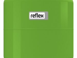 Reflex Refix DD 25 sanitair doorstroom expansievat met butyl balg 25 L groen 10 bar 4 bar voordruk Expantievaten Sanitair