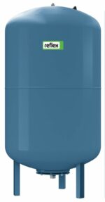 Reflex Refix DE 200 sanitair expansievat met verwisselbare balg blauw 10 bar 4 bar voordruk 200 L Expantievaten Sanitair