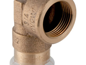 Geberit Mapress persfitting koper water overgangsknie 90° met binnendraad 22-3/4F Geberit Mapress overgangsknie 90° met binnendraad