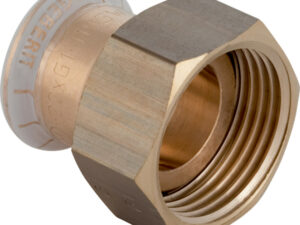 Geberit Mapress persfitting koper water overgangsstuk met losse moer binnendraad 18-3/4F Geberit Mapress overgangsstuk met losse moer