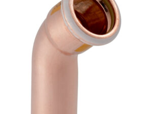 Geberit Mapress persfitting koper gas bocht 45° MF 18 Geberit Mapress bocht 45° MF