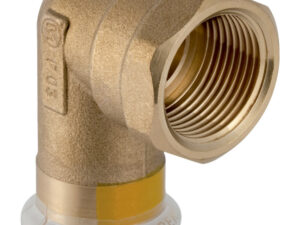 Geberit Mapress persfitting koper gas overgangsknie 90° met binnendraad