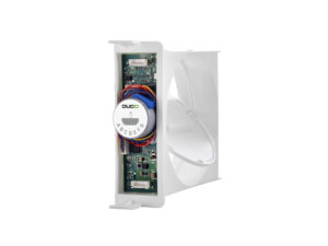 Duco Focus inbouwklep met ingebouwde RH sensor voorgeprogrammeerd op 50 m³/h geschikt voor de badkamer Ruimthehygrostaten