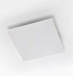 Duco DucoVent Design afvoer en toevoerventiel vierkant XL RAL 9010 structuurD125 Ventilatiemonden
