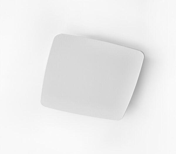Duco DucoVent Design afvoer en toevoerventiel afgerond vierkant XL RAL 9010 structuur D125 Ventilatiemonden