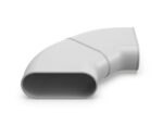 Duco DucoFlex horizontale bocht 90°/45° ovaal luchtkanaal Ventilatiekanalen