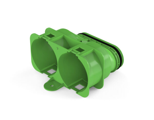 DUCO DucoFlex koppelstuk 2×90 ovaal Ventilatiekanalen