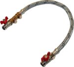 EA vulset voor centrale verwarming met 2 bolkranen flexibel 400 mm EN 1717 DN12 1/2″FF Vulsets