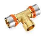 Tubipex t-stuk Vpe-Alu-buis aansluiting persen 40 x 5/4″M x 40 Tubipex Pres t-stuk M