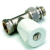 Comap 409U handbediende radiatorkraan recht binnendraad 1/2 Kranen 1/2