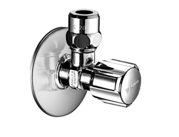 Schell hoekregelkraan korte uitvoering met comfort greep chroom DN 15 G 1/2″M x DN 10 G 3/8″M Schell kranen