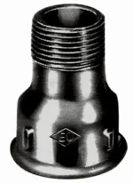 Verloopstuk 4/4 F X 3/4 M zwart