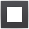 Niko Intense anthracite Enkelvoudige afdekplaat Niko Intense Antracite