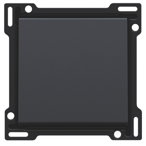 Niko Intense anthracite toets voor Schakelaar of Drukknop Niko Intense Antracite