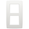 Niko original white afdekplaat 2-voudig Verticaal 101-76200 Niko Original White (Wit)
