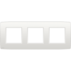 Niko original white afdekplaat 3-voudig Horizontaal 101-76700 Niko Original White (Wit)