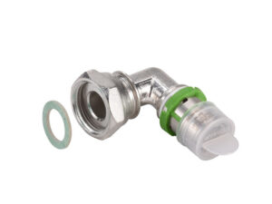 Comap bocht 90° pers x F met losse moer