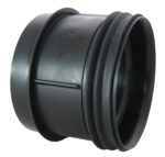 Pipelife PP-reductie 110×90 zwart centrisch voor dikwandige BENOR buis Pipelife PP-reductie