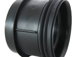 Pipelife PP-reductie 110×90 zwart centrisch voor dikwandige BENOR buis Pipelife PP-reductie