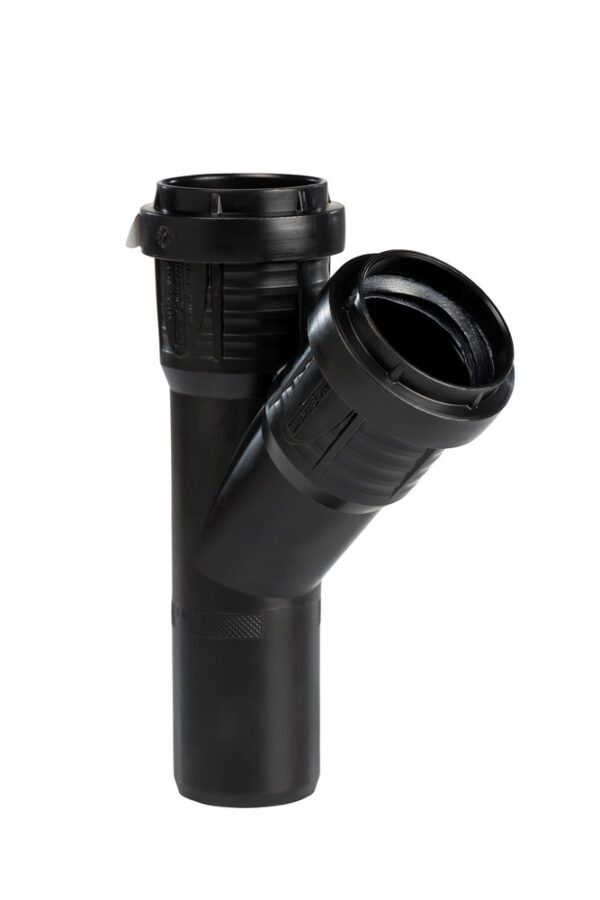 Pipelife Master 3 plus t-stuk 45° MFF D90X50 Pipelife Master 3 plus verloop t-stuk 45° MFF