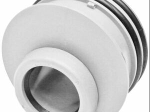 Pipelife PP-reductie 110x50 grijs excentrisch voor dikwandige BENOR buis