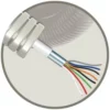 100 meter Voorbedrade buis 16mm + Alarmkabel AL 8x0,22mm²